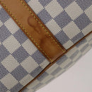 LOUIS VUITTON Damier Azur Keepall Bandouliere 55 Boston Bag N41429 Auth hk2021-10