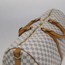 LOUIS VUITTON Damier Azur Keepall Bandouliere 55 Boston Bag N41429 Auth hk2021-6