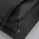 Salvatore Ferragamo Gancini Handtas Leer 2way Zwart Zilver Auth hk2026-17