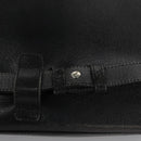 Salvatore Ferragamo Gancini Handtas Leer 2way Zwart Zilver Auth hk2026-19