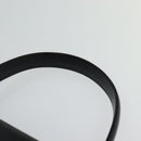Salvatore Ferragamo Gancini Hand Bag Leather 2way Black Gold Auth hk2029-8