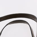 PRADA Hand Bag Nylon Enamel Black Khaki Silver Auth hk2037-8