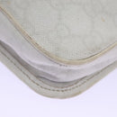 GUCCI GG Supreme Sherry Line Shoulder Bag PVC White Gold 147668 Auth hk2049-15