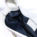 GUCCI GG Supreme Sherry Line Shoulder Bag PVC White Gold 147668 Auth hk2049-22