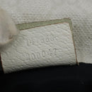 GUCCI GG Supreme Sherry Line Shoulder Bag PVC White Gold 147668 Auth hk2049-12