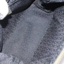 CELINE C Macadam Canvas Accessory Pouch Beige Red gold Auth hk2051-14