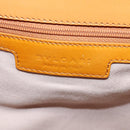 BVLGARI Shoulder Bag Patent Leather Yellow Gold Auth hk2059-14