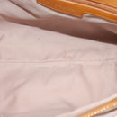 BVLGARI Shoulder Bag Patent Leather Yellow Gold Auth hk2059-15