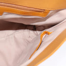 BVLGARI Shoulder Bag Patent Leather Yellow Gold Auth hk2059-16