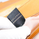 BVLGARI Shoulder Bag Patent Leather Yellow Gold Auth hk2059-20