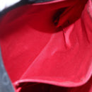 BVLGARI Tote Bag Canvas Leather Black Silver Auth hk2061-20