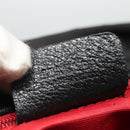 BVLGARI Tote Bag Canvas Leather Black Silver Auth hk2061-12