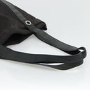 BVLGARI Tote Bag Canvas Leather Black Silver Auth hk2061-7