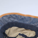 GUCCI GG Canvas Bucket Hat M Beige Blue 122118 Auth hk2073-9