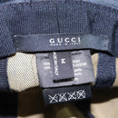 GUCCI GG Canvas Bucket Hat M Beige Blue 122118 Auth hk2073-11