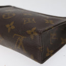LOUIS VUITTON Monogram Poche Toilette 15 Pouch M47546 LV Auth hk2075-15