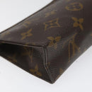 LOUIS VUITTON Monogram Poche Toilette 15 Pouch M47546 LV Auth hk2075-16