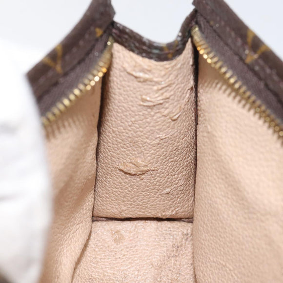 LOUIS VUITTON Monogram Poche Toilette 15 Pouch M47546 LV Auth hk2075