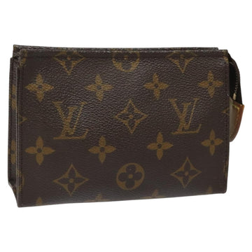 LOUIS VUITTON Monogram Poche Toilette 15 Pouch M47546 LV Auth hk2075