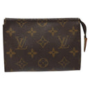 LOUIS VUITTON Monogram Poche Toilette 15 Pouch M47546 LV Auth hk2075-13