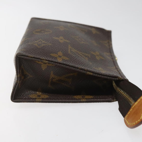 LOUIS VUITTON Monogram Poche Toilette 15 Pouch M47546 LV Auth hk2075