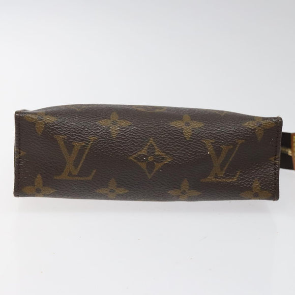LOUIS VUITTON Monogram Poche Toilette 15 Pouch M47546 LV Auth hk2075