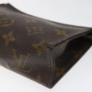 LOUIS VUITTON Monogram Poche Toilette 15 Pouch M47546 LV Auth hk2075-7