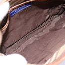 BURBERRY Blue Label Shoulder Bag Canvas Leather Beige Auth hk2084-12