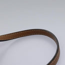 BURBERRY Blue Label Shoulder Bag Canvas Leather Beige Auth hk2084-9