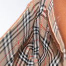 Burberrys Shoulder Bag Leather Brown gold Auth hk2088-19