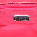 Burberrys Nova Check Blue Label Shoulder Bag Wool Beige Red Silver Auth hk2090-14