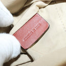 Chloe Shadow Shoulder Bag Leather 2way Brown Gold Auth hk2098-17