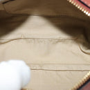 Chloe Shadow Shoulder Bag Leather 2way Brown Gold Auth hk2098-10