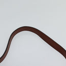 Chloe Shadow Shoulder Bag Leather 2way Brown Gold Auth hk2098-8