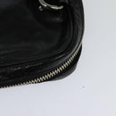 Chloe Paddington Body Bag Leather Black Silver Auth hk2099-16