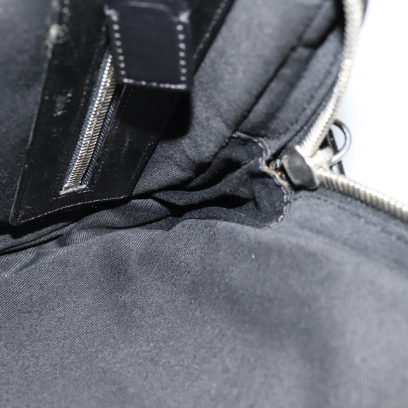 Chloe Paddington Body Bag Leather Black Silver Auth hk2099