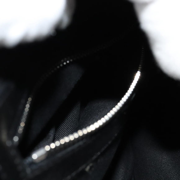 Chloe Paddington Body Bag Leather Black Silver Auth hk2099