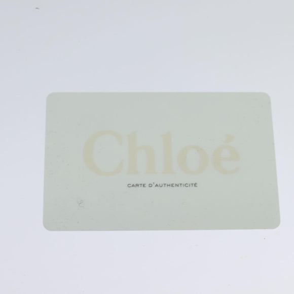 Chloe Paddington Body Bag Leather Black Silver Auth hk2099