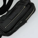 Chloe Paddington Body Bag Leather Black Silver Auth hk2099-5