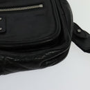 Chloe Paddington Body Bag Leather Black Silver Auth hk2099-14