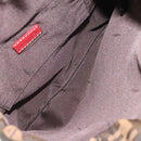 FENDI Zucca Canvas Hand Bag Sequin Black Brown Auth hk2107V-10