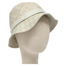 GUCCI GG Canvas Guccissima Hat M White Auth hk2110-1