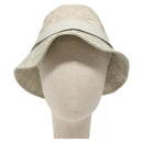 GUCCI GG Canvas Guccissima Hat M White Auth hk2110-2