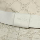 GUCCI GG Canvas Guccissima Hat M White Auth hk2110-7
