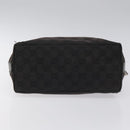 GUCCI GG Canvas Shoulder Bag Black Silver 000 0602 Auth hk2121-5