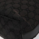 GUCCI GG Canvas Shoulder Bag Black Silver 000 0602 Auth hk2121-15