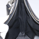 GUCCI GG Canvas Shoulder Bag Black Silver 000 0602 Auth hk2121-22