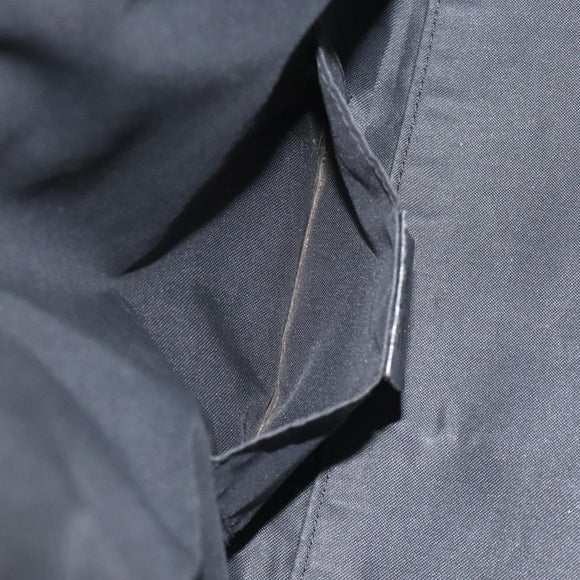 GUCCI GG Canvas Shoulder Bag Black Silver 000 0602 Auth hk2121