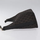 GUCCI GG Canvas Shoulder Bag Black Silver 000 0602 Auth hk2121-4