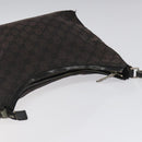 GUCCI GG Canvas Shoulder Bag Black Silver 000 0602 Auth hk2121-6